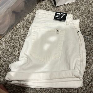 Joes jeans white shorts 27